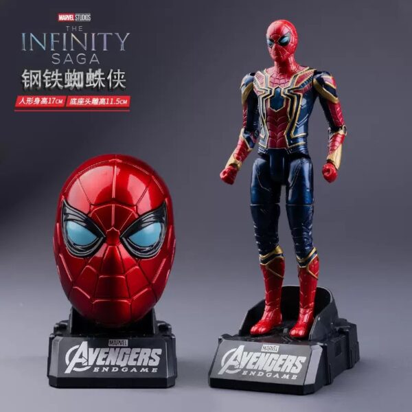 Marvel genuine Iron Man figure ornaments Avengers Spider-Man toys Children's Model Boys Gift
