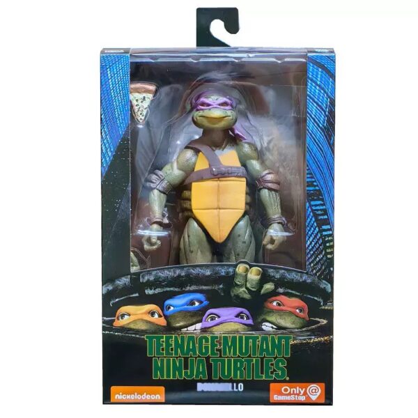 A set of four free shipping high-quality versions of NECA Mutant Ninja Turtle Figure 1990 Movie TMNT Limited Edition Joint Moving Model Ornaments - Image 2