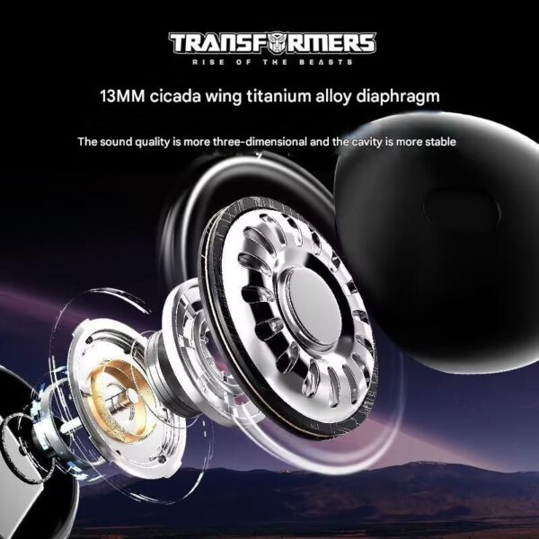 transformers new bluetooth headset mechanical cabin mecha e sports low latency hd call long life t32