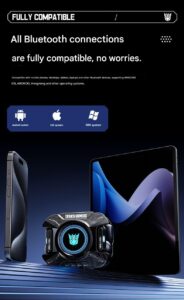 transformers intelligent ai ear clip bluetooth headphones bluetooth 6.0 black technology stereo long term wear t93
