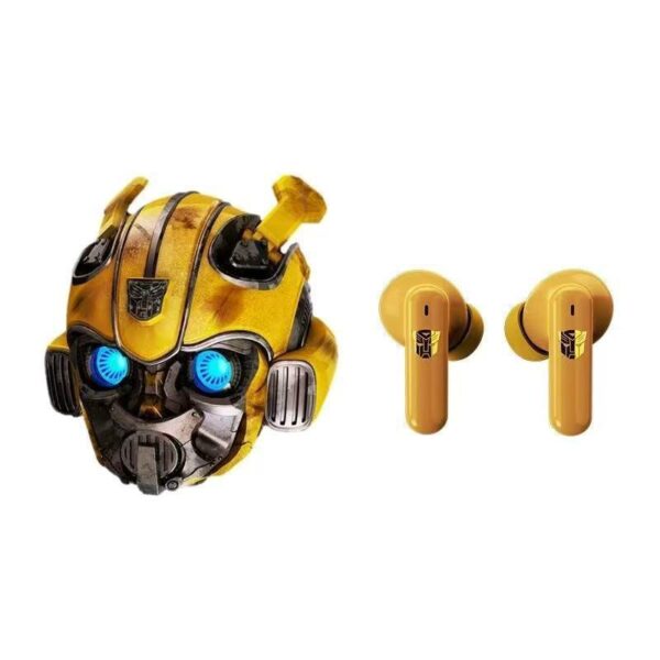 killerbody titanium transformers bumblebee wireless bluetooth noise reduction headphones alloy trendy playable motivational armor