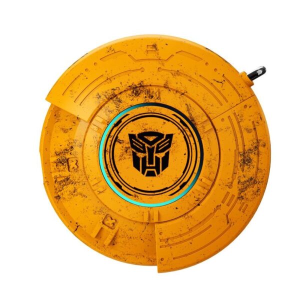 transformers metal mechanical warehouse design bluetooth 5.4 half in ear headphones bumblebee noise reduction e sports t31