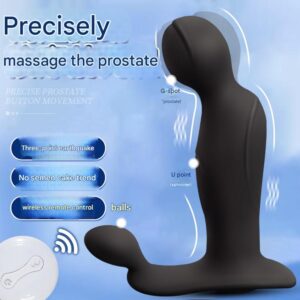 jiyu silicone prostate vibrating massager men's masturbation equipment anus expansion anal plug adult sex products