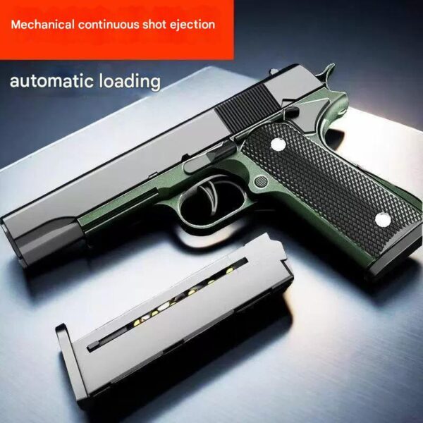 1911 automatic reloading shell throwing continuous toy colt empty hanging reverse blowing soft gun toy glock children's male