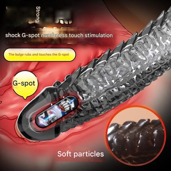 emperor crocodile crystal penis cover lock sem lengthened and thickened wearing penis set wolf class couple sex toys men's